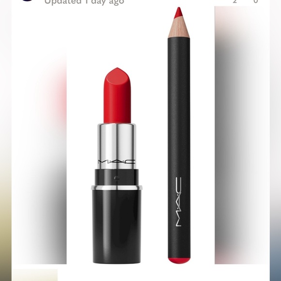 MAC TINY TREASURES MINI LIP DUO RED($31 VALUE). BNIB - Picture 1 of 3
